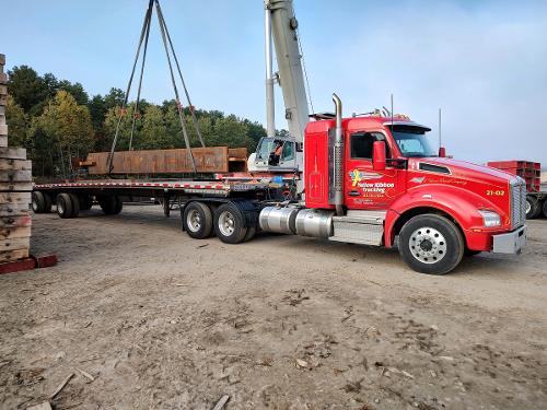 Crane Loading Steel